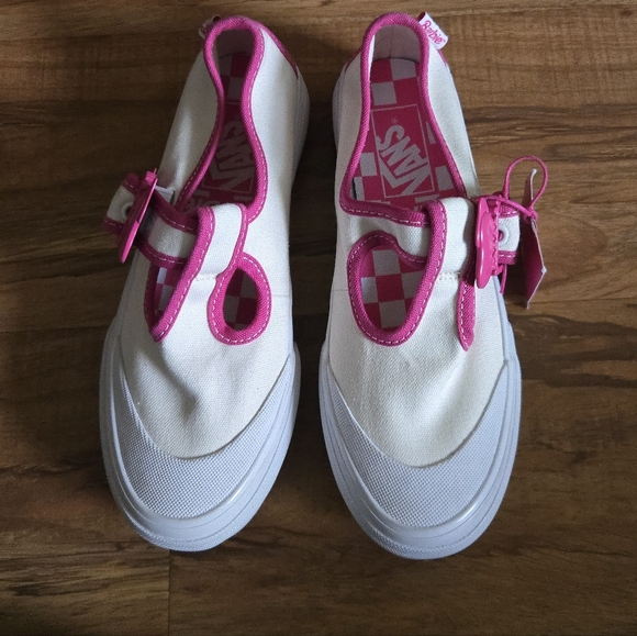 Vans Shoes - Vans Style 93 Dx Barbie Women Size 5 White Pink With Buckle 032026